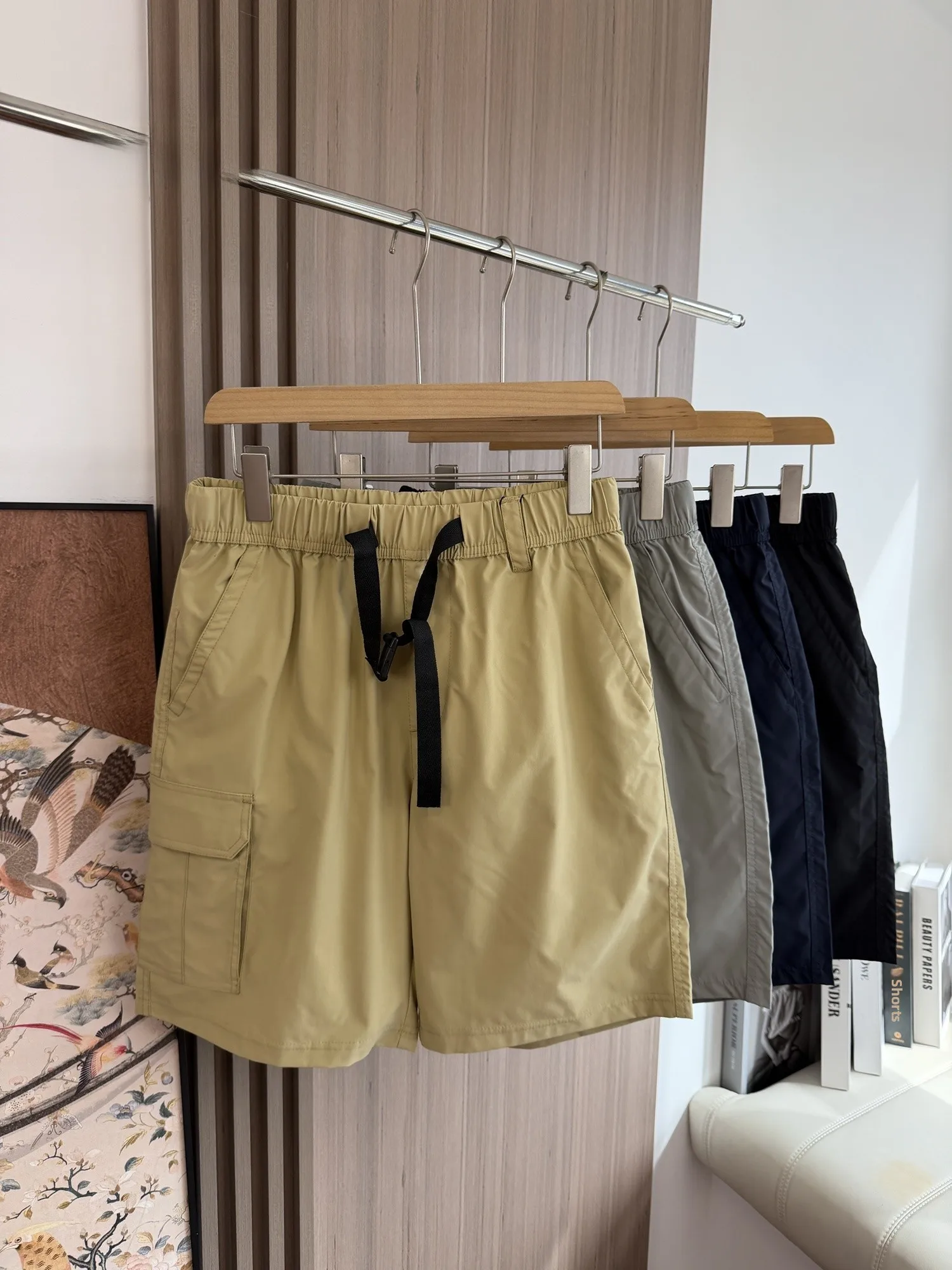 

Lightweight Casual Shorts with Large Side Pockets 3D Tailoring Quick Dry Breathable Men's Summer Shorts Comfortable Loose Waist