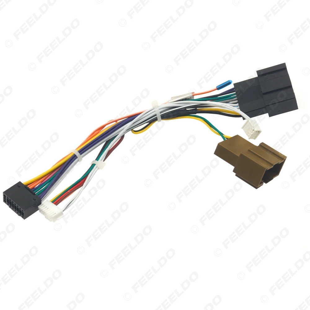 Car Radio 16pin Power Cord Wiring Harness Adapter For Opel/Vauxhall Corsa E (X15;2014-2019;1.4L) Audio Installation Head Unit