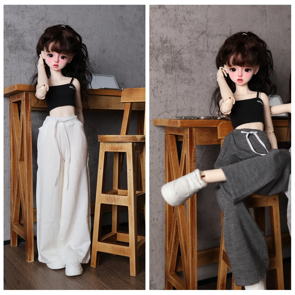 Doll accessories Articulated  Ball jointed  1/4  msd bjd doll pants  girl female boy male BMDJ02