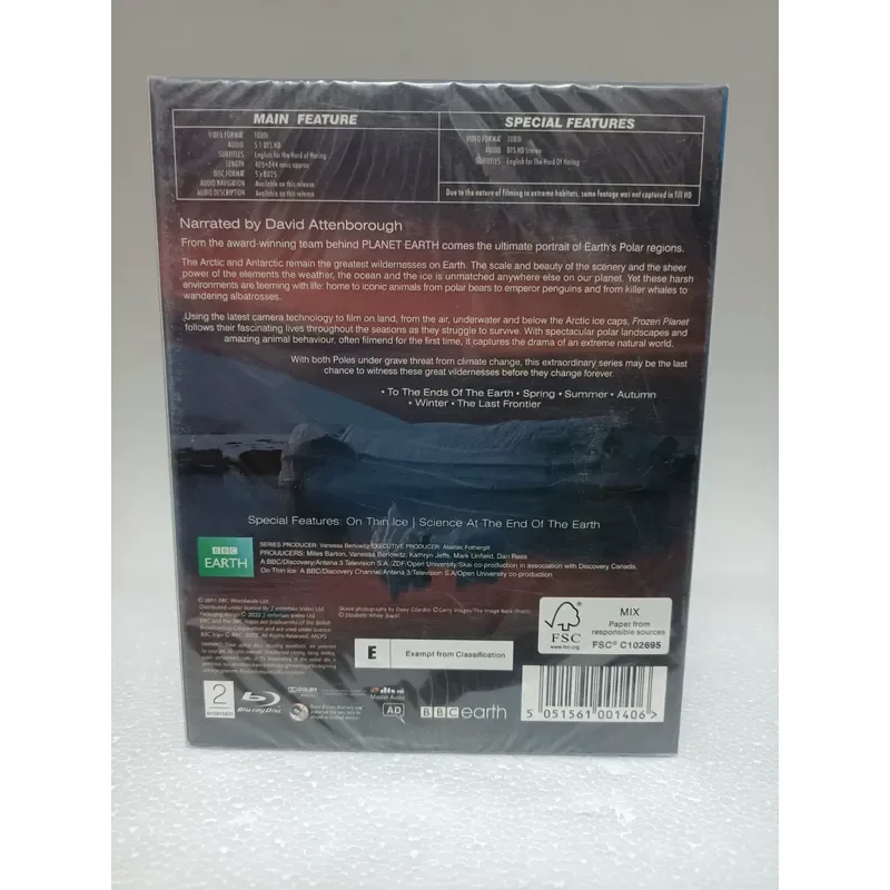 Frozen Planet Season 1 and Season 2 Complete Collection DVD Box Set