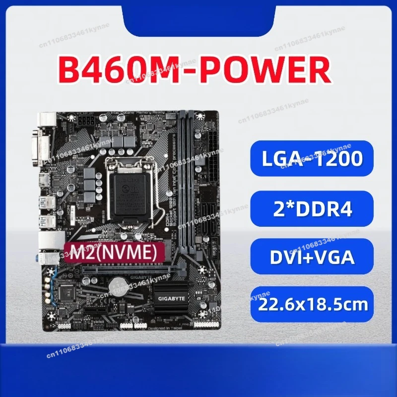 Suitable for B460M-POWER Main Board with M.2 Support 10th Generation CPU Memory DDR4