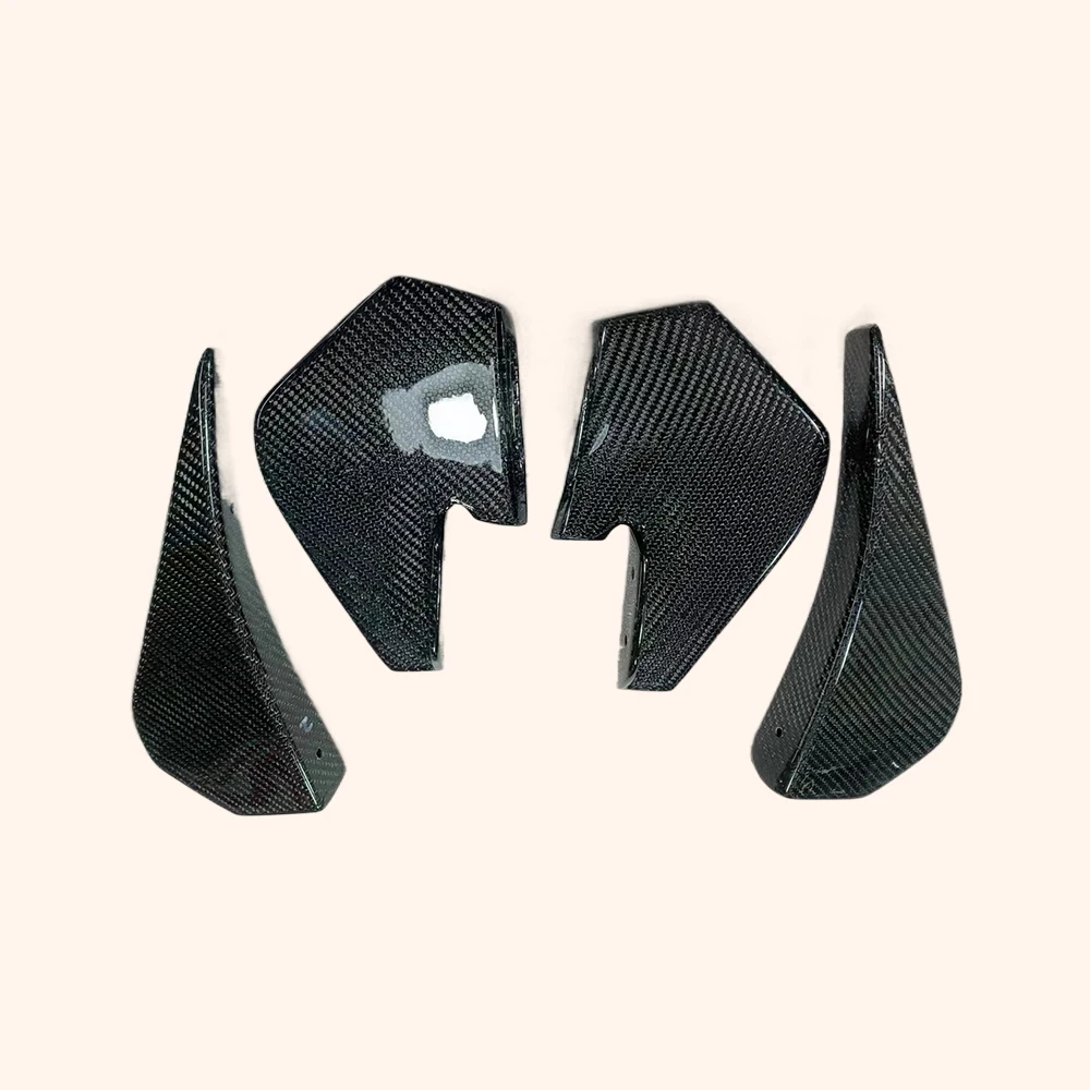 

For BMW 2015-2020 Real F82 M4 Dry Carbon Fiber Front Bumper Side Canards