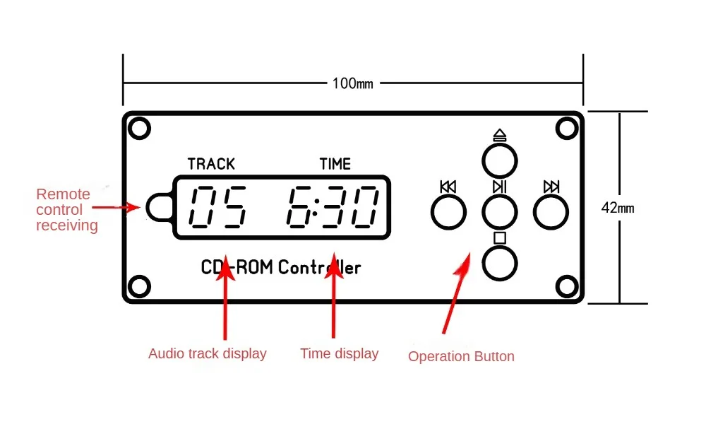 CDROM Changed To Turntable Controller CD Drive Changed To Turntable IDE Controller S/PDIF Coaxial Fiber Output DC5V