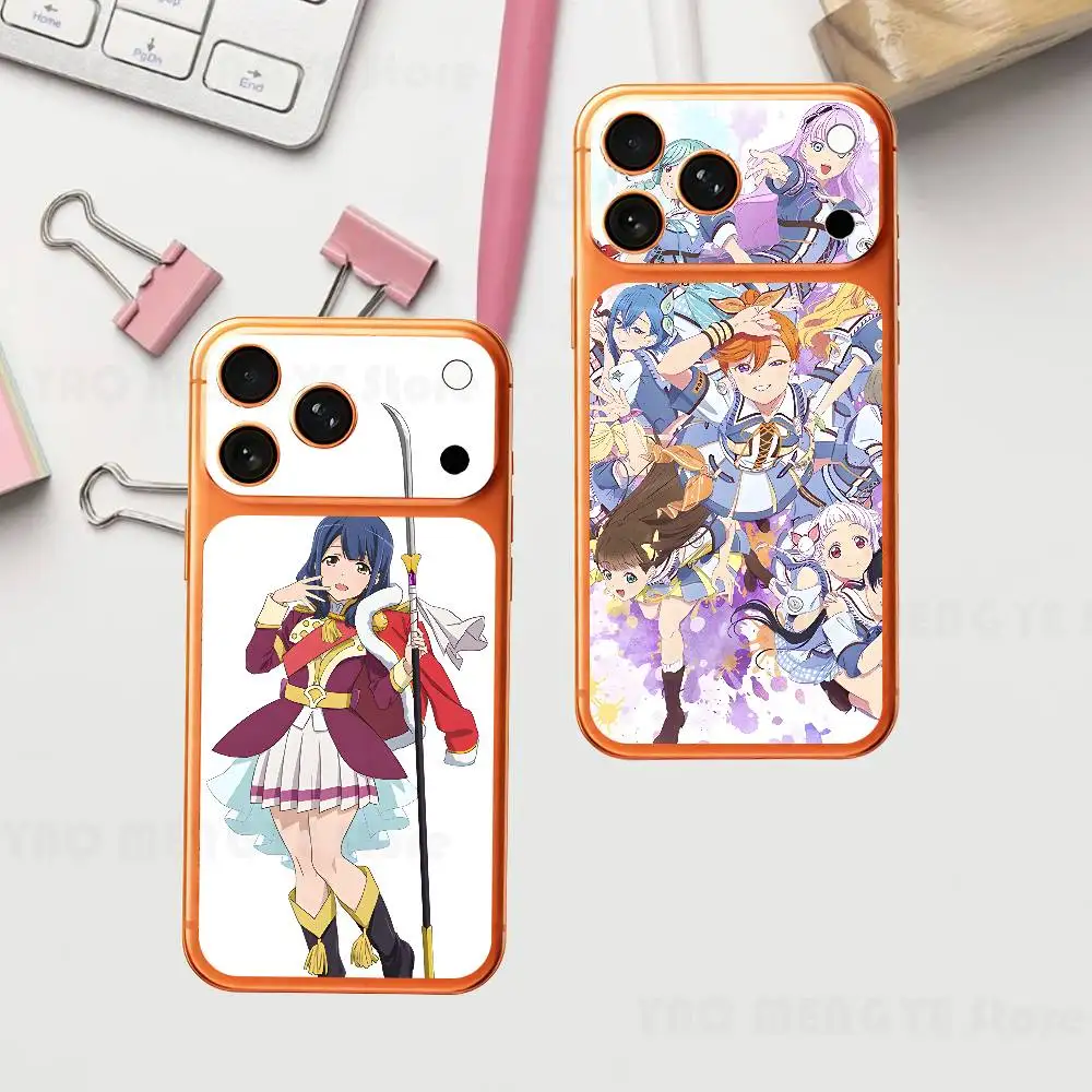 

Girls O-Opera Revue S-Starlight Plain Decal Skin For IPhone17 Pro ProMax Back Film Cover Wrap Anti-scratch Durable Sticker