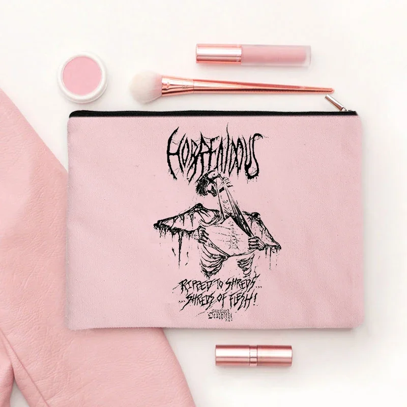 Punk Makeup Case Gothic Cosmetic Bag Japanese Anime Pencil Case Cosmetic Pouch Toiletry Bag Travel Lipstick Bag designer bag