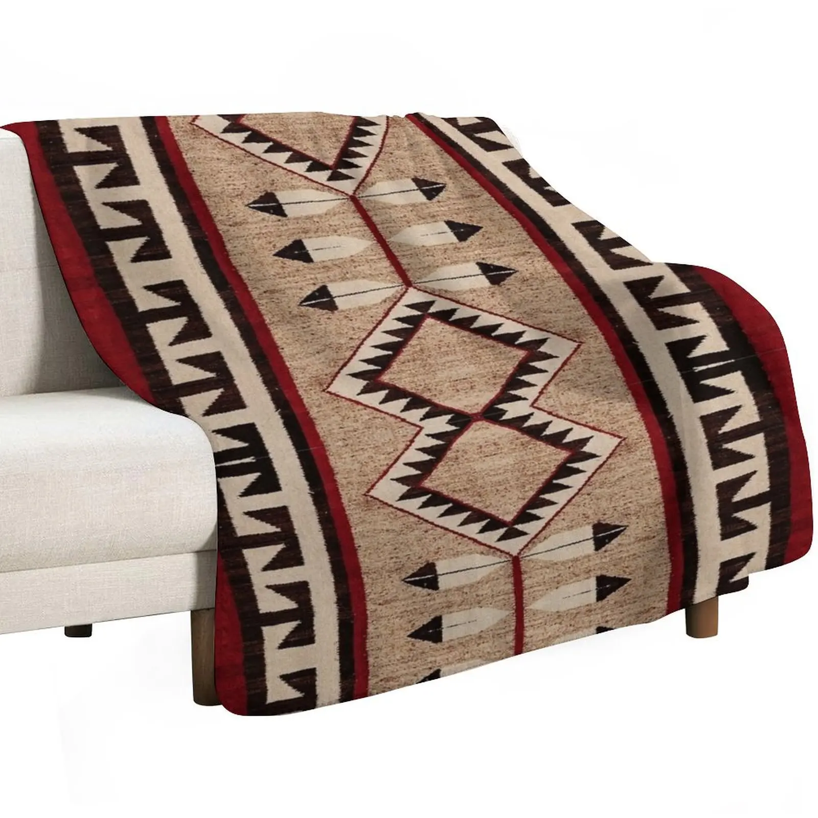 The Eternal Navajo Pattern Throw Blanket Single Sofa Throw Personalized Gift Bed covers Hairy warm winter Blankets