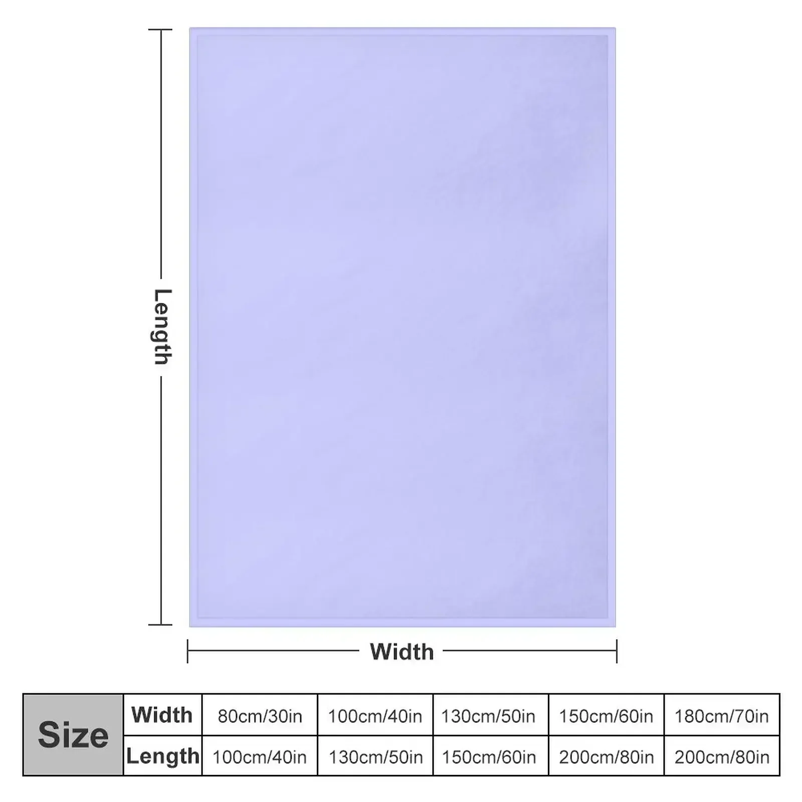 Plain Powder Blue Throw Blanket christmas decoration Luxury Designer Decorative Throw for winter Blankets