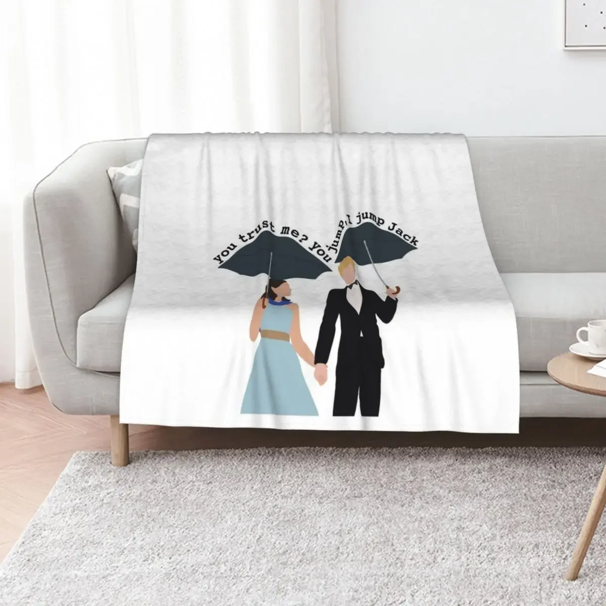 

you jump I jump Jack Throw Blanket Blankets For Baby Hairy Heavy Thins Blankets