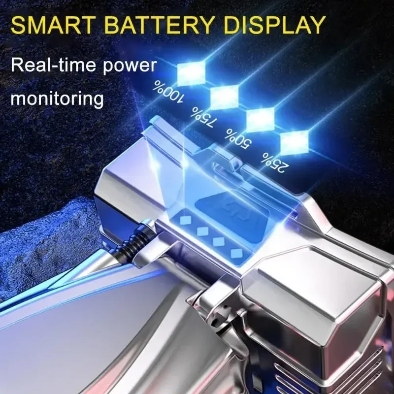 Multifunktionaler LED-Scheinwerfer, wiederaufladbarer Stirnlampe mit SOS-Blitzmodus, Powerbank-Funktion für Notfallsituationen im Freien