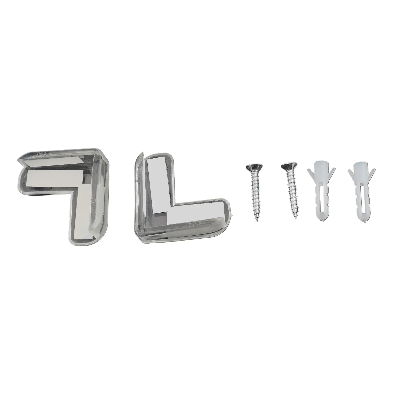 

Adjustable Shelf Clamp Transparent Furniture Protector Glass Shelf Clamp Long-lasting Strength Organized Living Spaces