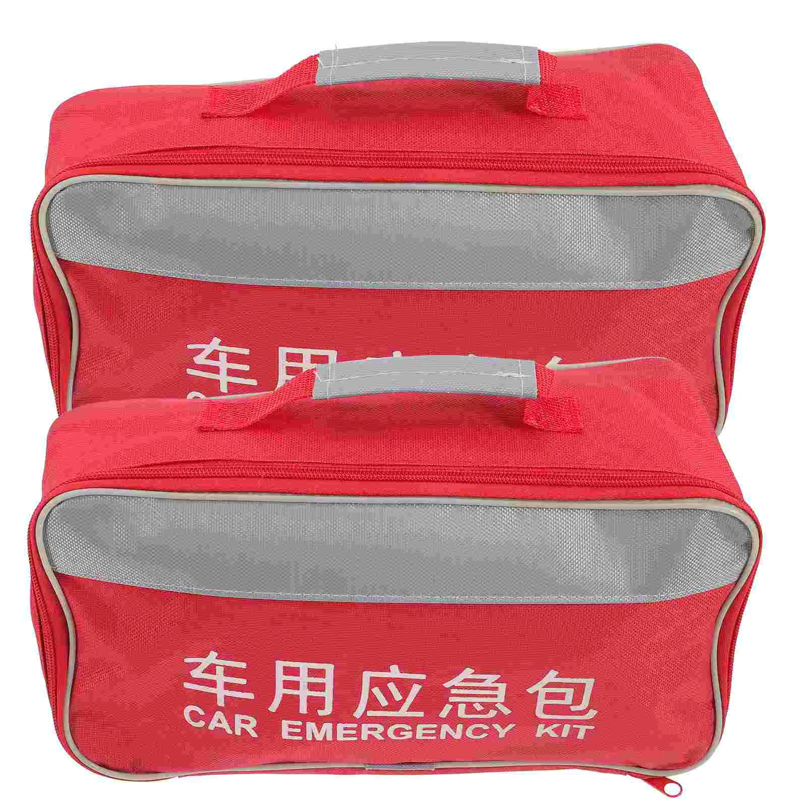 

2 Pcs Outdoor Medicine Bag Pouches Travel Grocery Cloth Nursing Office Household