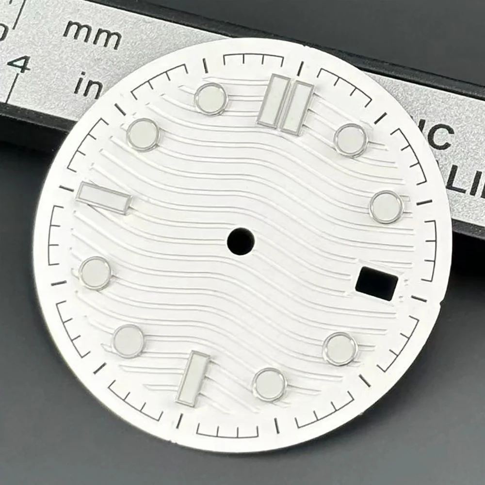 31MM luminous dial is suitable for the NH35 automatic mechanical men's watch, replacement part and features a waterproof design