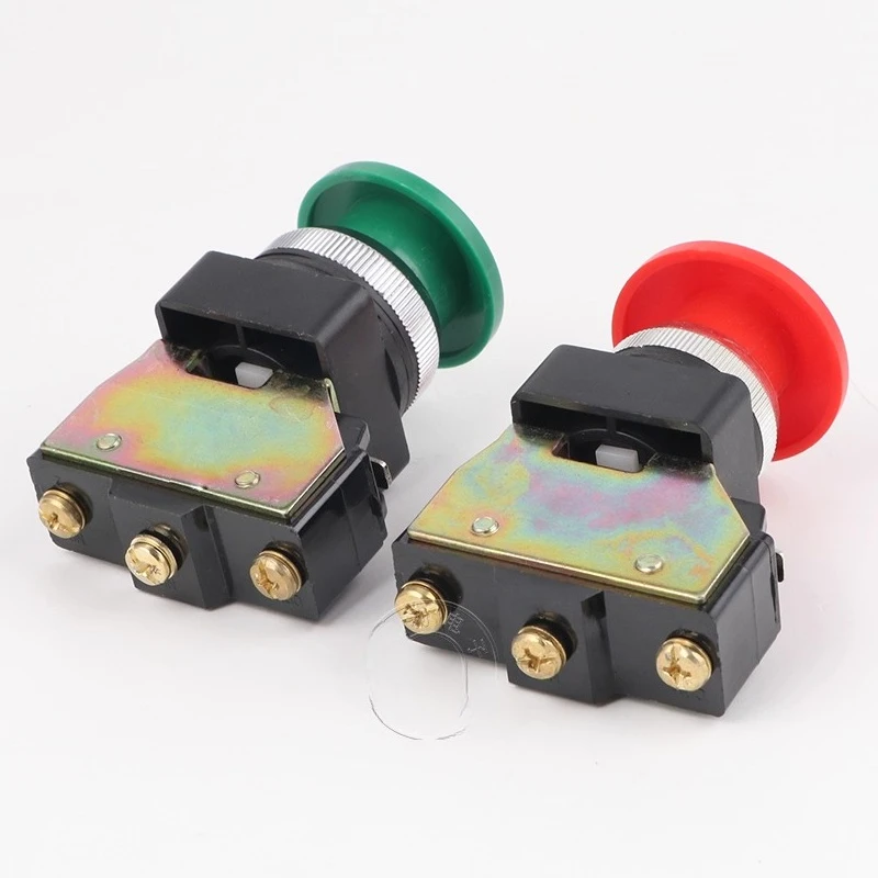 

TBMM-25/30 mushroom head button with micro switch 25MM, 30MM-TM1702 15A250V