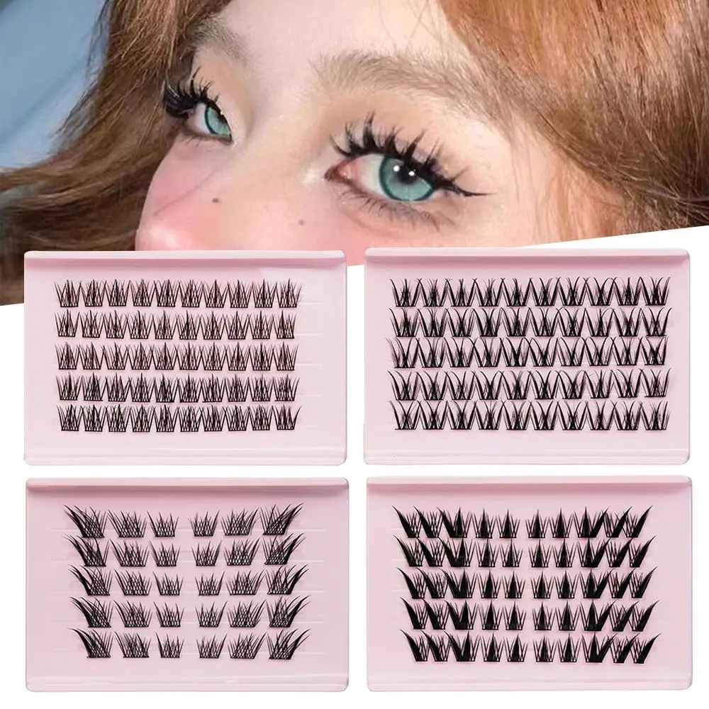 

Segmented False Eyelashes Fox Eye Makeup Eyelash DIY Cosmetics Lash Extension Eyelash Grafting Makeup Products Lash Clusters
