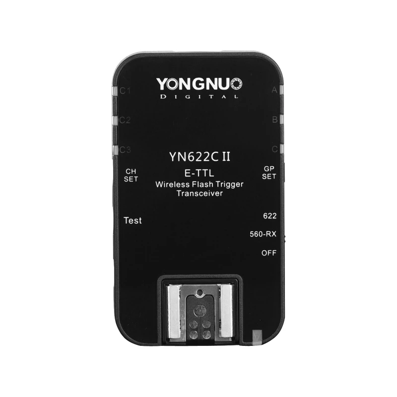 YONGNUO Wireless TTL Flash Trigger YN622 C N II YN-622-TX KIT with High-speed Sync HSS 1/8000s for Canon/Nikon DSLR Camera