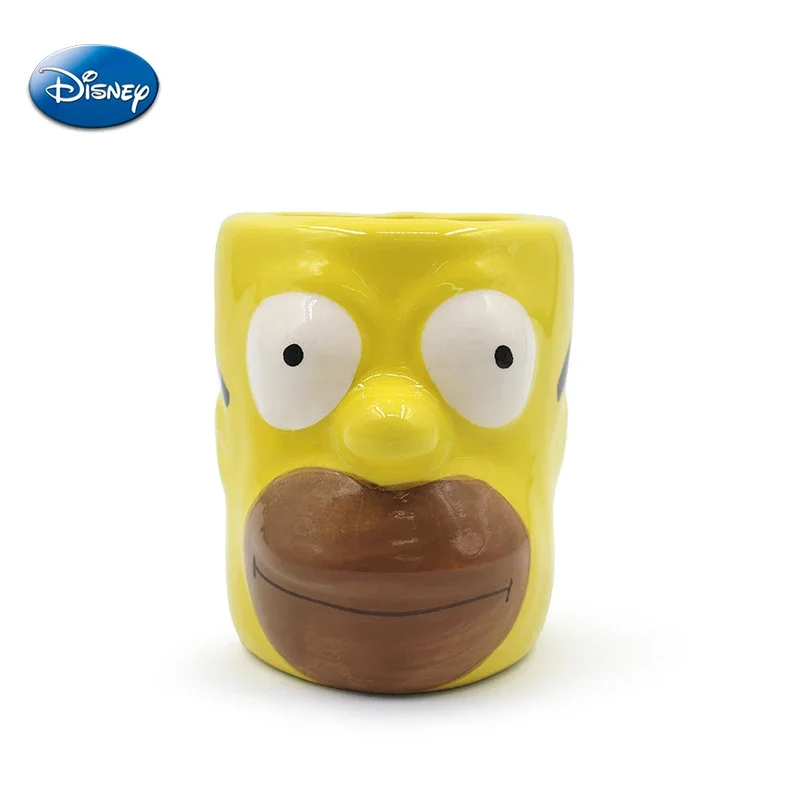 Disney Anime Simpsons 3D kubki ceramiczne postać z kreskówki Homer mężczyźni kobiety kreatywne kubki do kawy dziecko kubek na wodę zabawny prezent