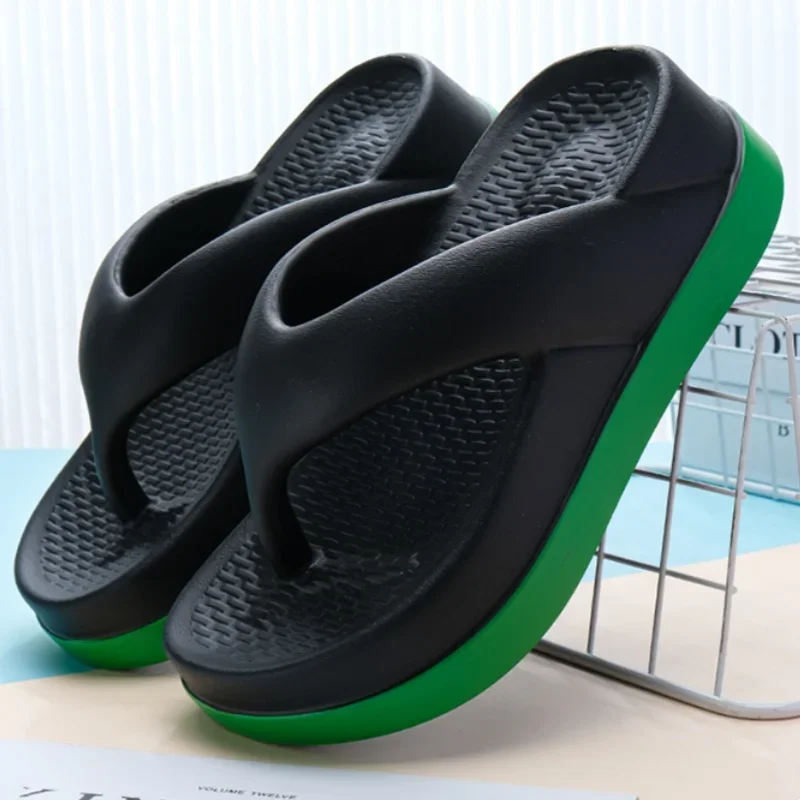 Woman Flip Flops Popular Design Shoes 2025 Trend Casual Platform Sandals Non-slip Outdoor Slippers Unique Features Flat Sandals