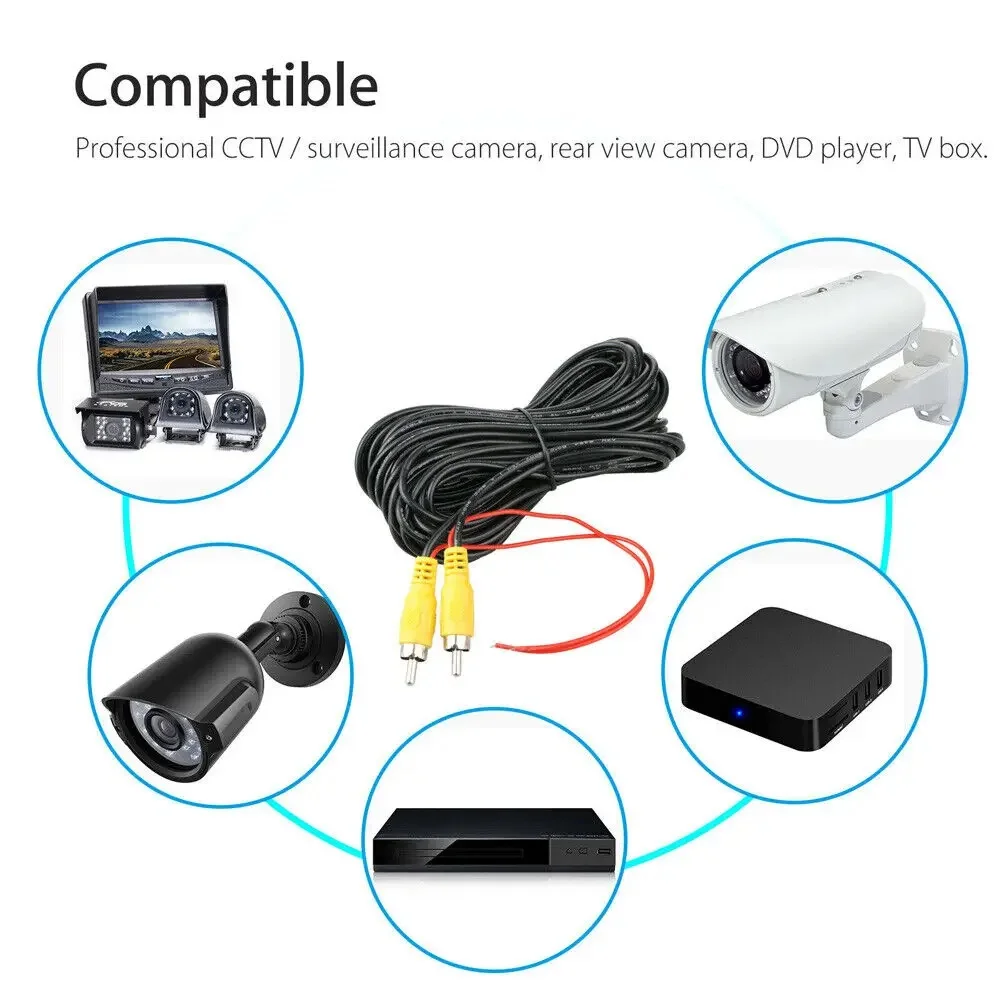 Car Rear View AV Trigger Line Truck Reversing Rear View Monitoring Extension Line Showerhead Camera Connection Navigation Rear V
