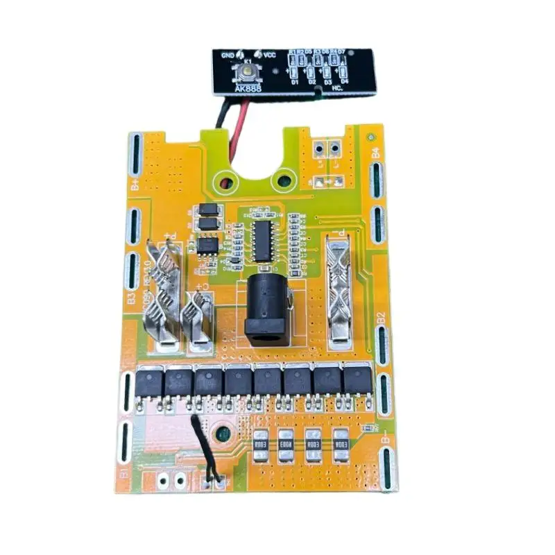 1Pc DIY Accessories 21V 8MOS Balance Protection Board For 18650 Angle Grinder Chainsaw Electric Wrench Protection Board