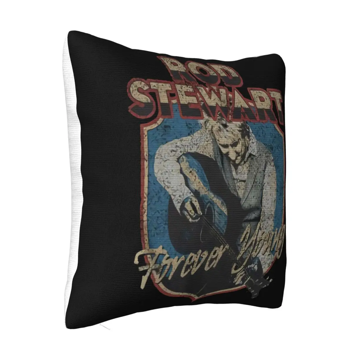 Rod Stewart Black All Size Teenage Anime Personalized Family Simple Customiz Animal Vacation Solid Color Pillow Case