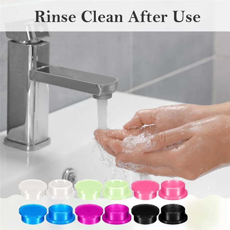 محول JSES-Vial مكون من 12 قطعة لأغطية واقية زجاجية سعة 3 مل، أغطية قابلة لإعادة الاستخدام لغطاء تخزين قوارير الحقن 3 مل #5