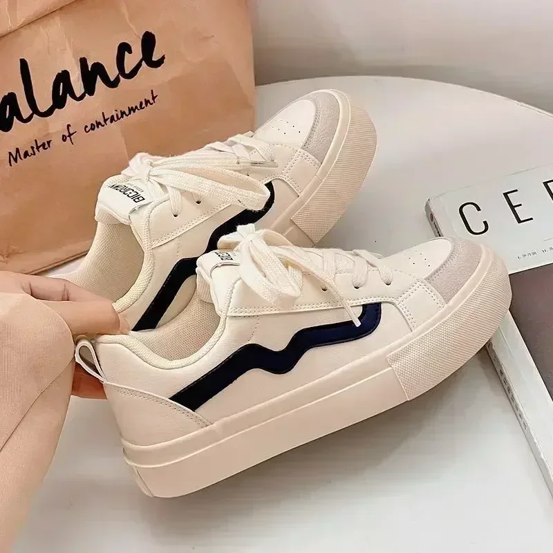 2024 Spring and Fall New Luxury Women\'s Shoes Classic Sneakers Women\'s Leather Retro Low-rise Lace Casual Women\'s Sneakers