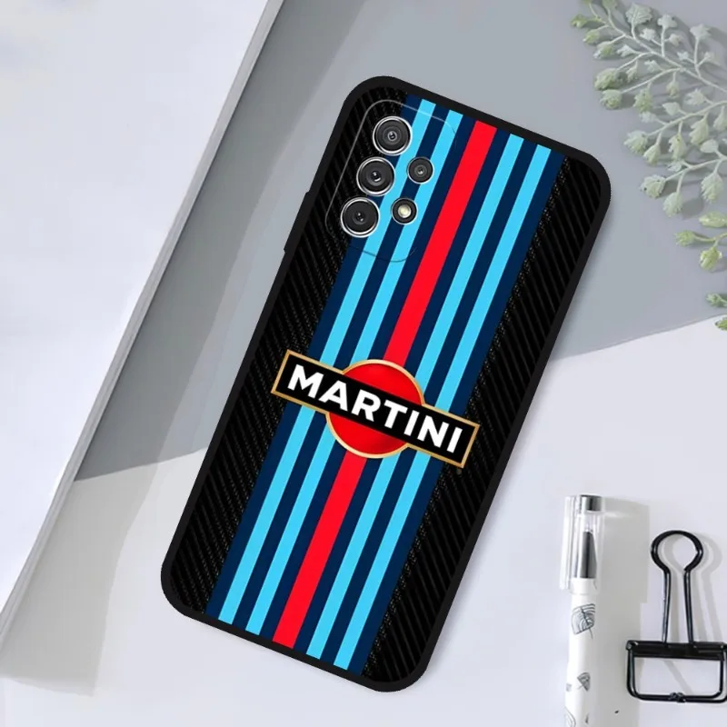 Racing Martini Phone Case For Samsung S21 S20 Fe S30 S22 Pro Ultra S10 S7 E S9 S8 Plus Edge S6 Soft Silicone Cover