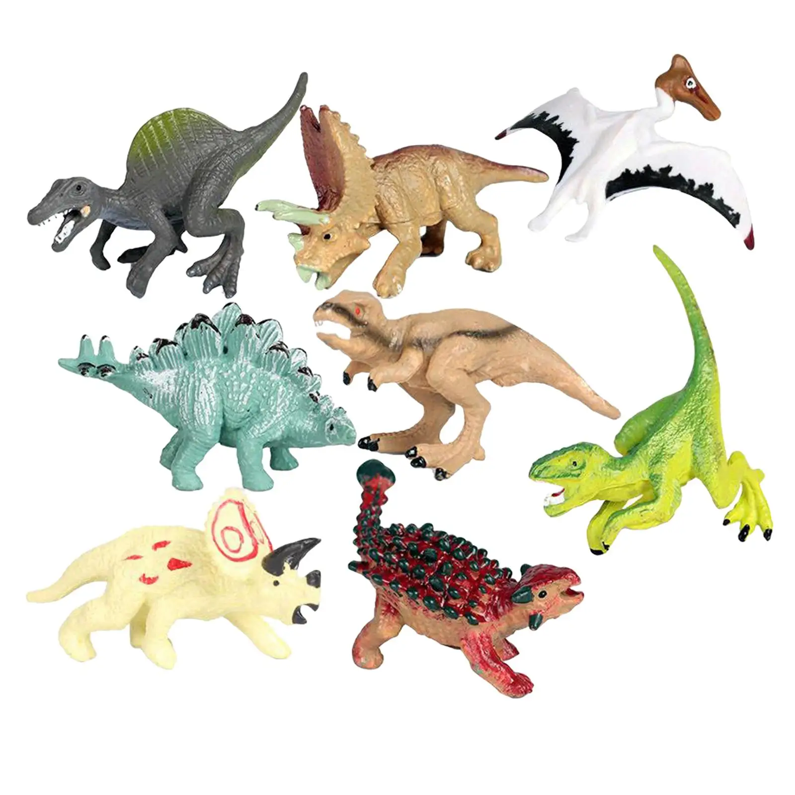 Crianças mini dinossauro figura brinquedos modelo animal atividade jogar presentes para crianças