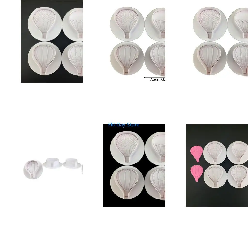 F92C Biscuit Mold Baking Gadget Material Baking Tool Hot Air Balloon