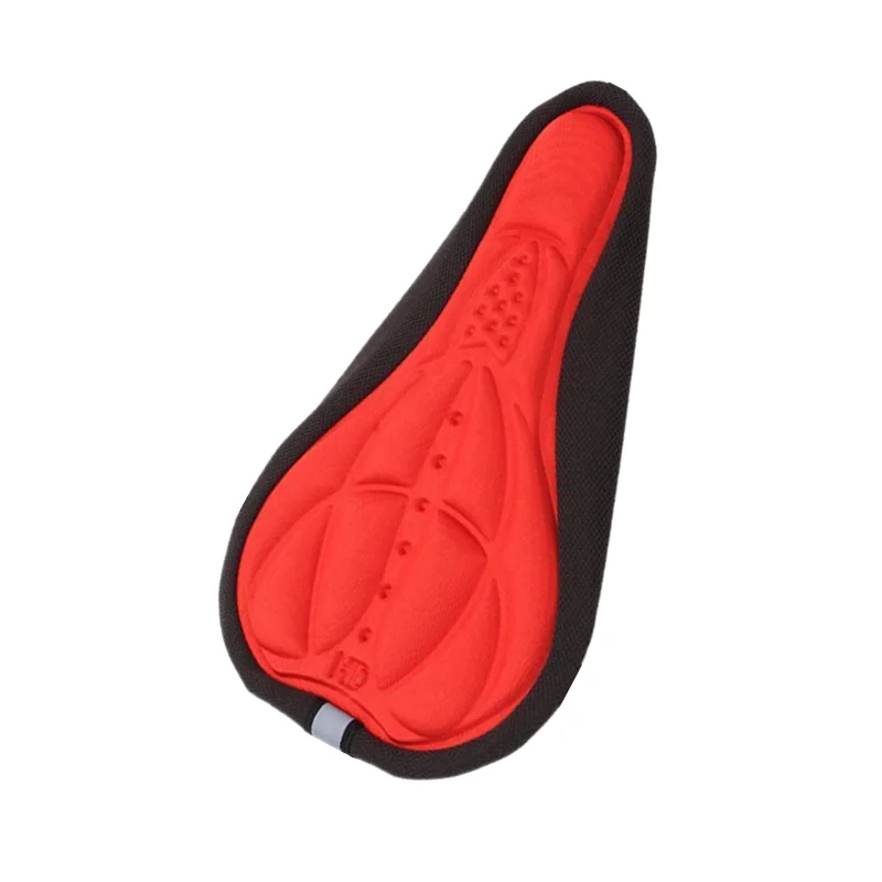 Mountain Bike 3D Saddle Cover Thick Breathable Super Soft Bicycle Seat Cushion Silicone Sponge Gel Bike Seat Bicycle Accessories