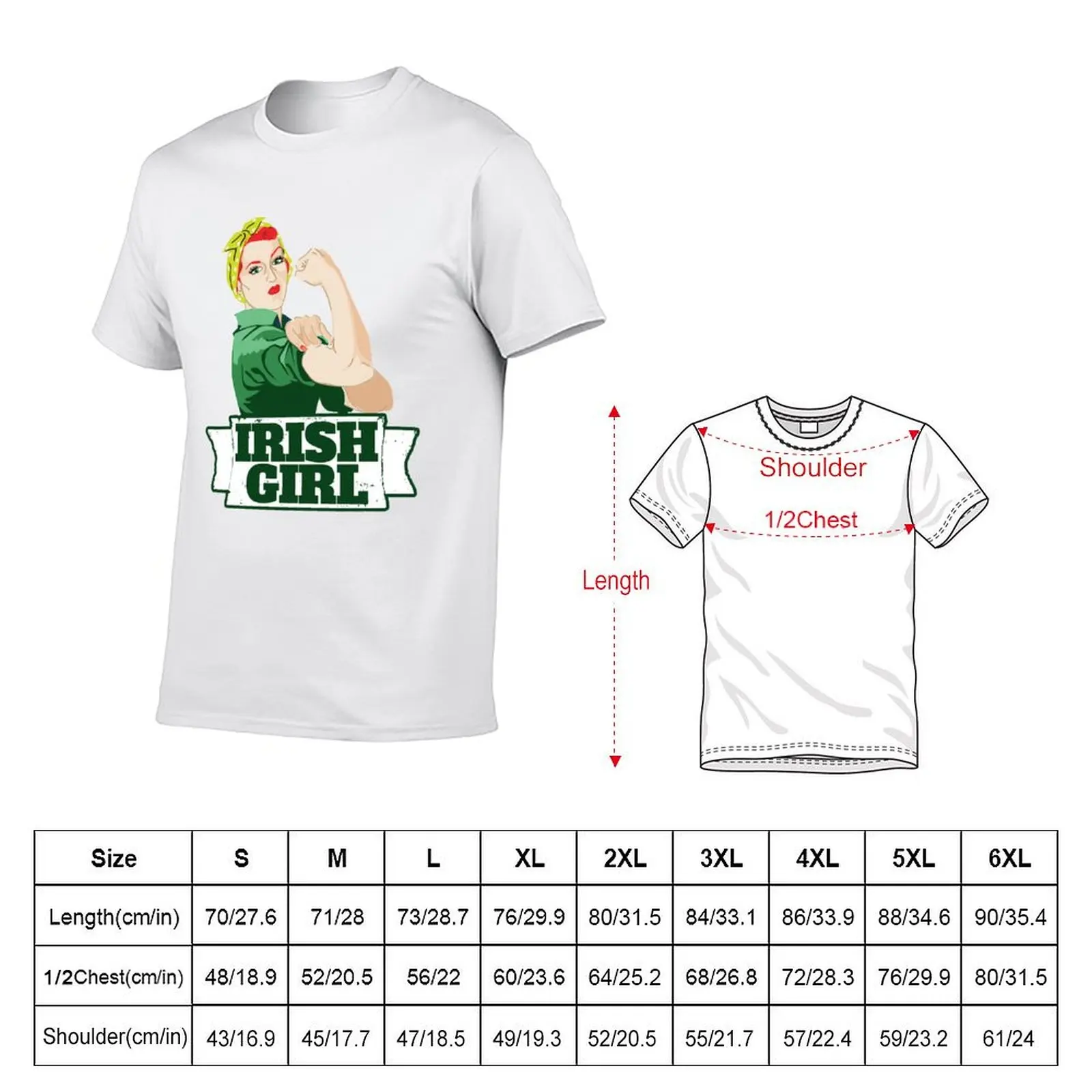 Irish Girl T-Shirt funny t shirts cotton cotton t shirts high quality T-Shirt