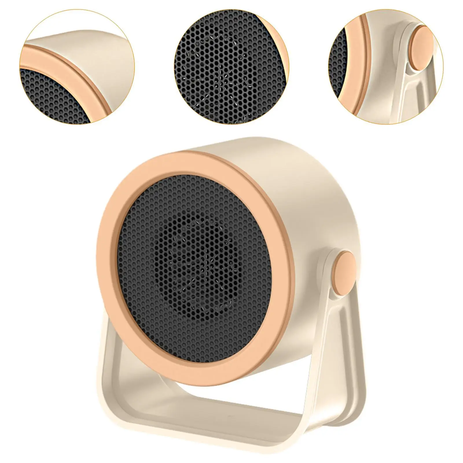 سخان مساحة سطح المكتب وضعين للحرارة منفاخ الهواء الساخن للاستخدام المنزلي في غرفة النوم في الشتاء