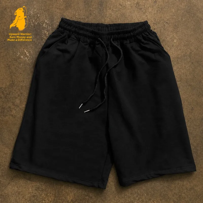 Casual Wide Leg Short Pants Summer Couples Style Men Women Short Shorts Drawstring Comfortable Breathable Polyester Cotton