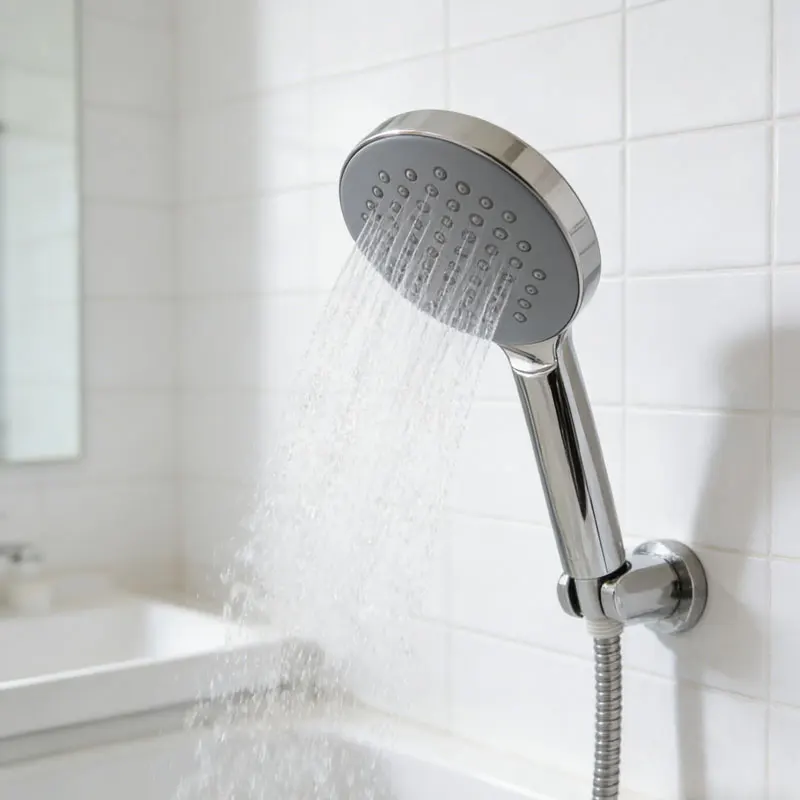 

1pcs Home Bathroom Toilet Shower Head Pressurized Rain Shower Handheld Bath Showerhead Single Head with Shower Hose Accessory