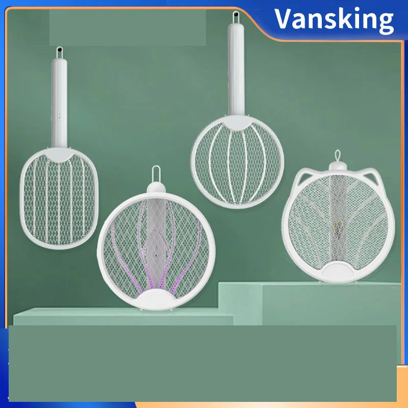 Folding multifunctional electric mosquito beat rechargeable automatic mosquito trapping flies mosquito lamp wall mounted