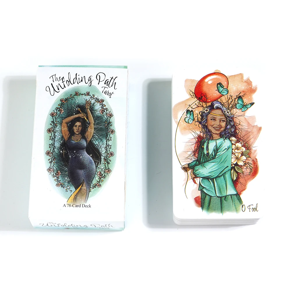 The Unfolding Path Tarot 78 Cards Deck Featuring Vivid Artwork  Diverse Characters Oracle Board Playing INK Table Game For Party