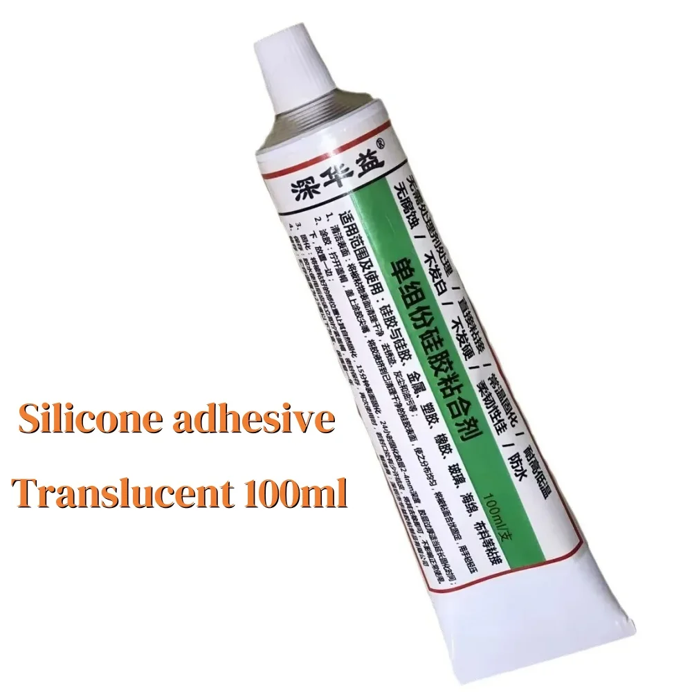 

Silicone adhesive, semi transparent 100ML