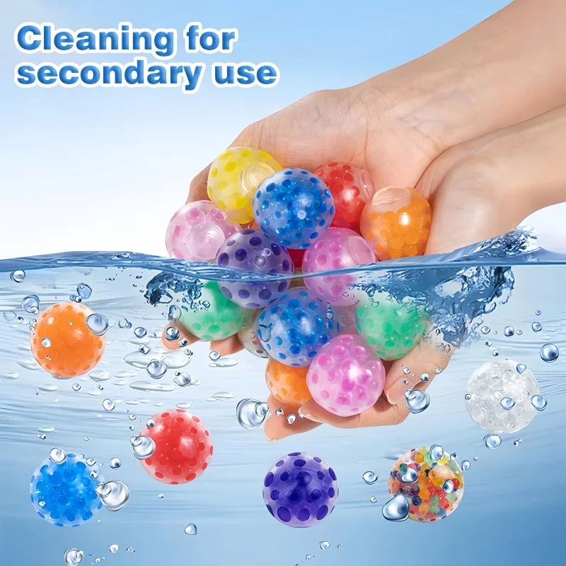 5pcs 3.5 ซม.ยางนุ่ม Squeeze Ball Grape Ball ความเครียดบรรเทา Sensory ของเล่นสําหรับเด็กปาร์ตี้โปรดปราน Pinata Fillers คริสต์มาสของ...