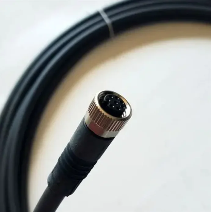 

A-K4P-M12P-S-G-5M-BK-2-X-T-4 — штекер M12, кабель 5 м, IP67, черный шнур промышленного датчика