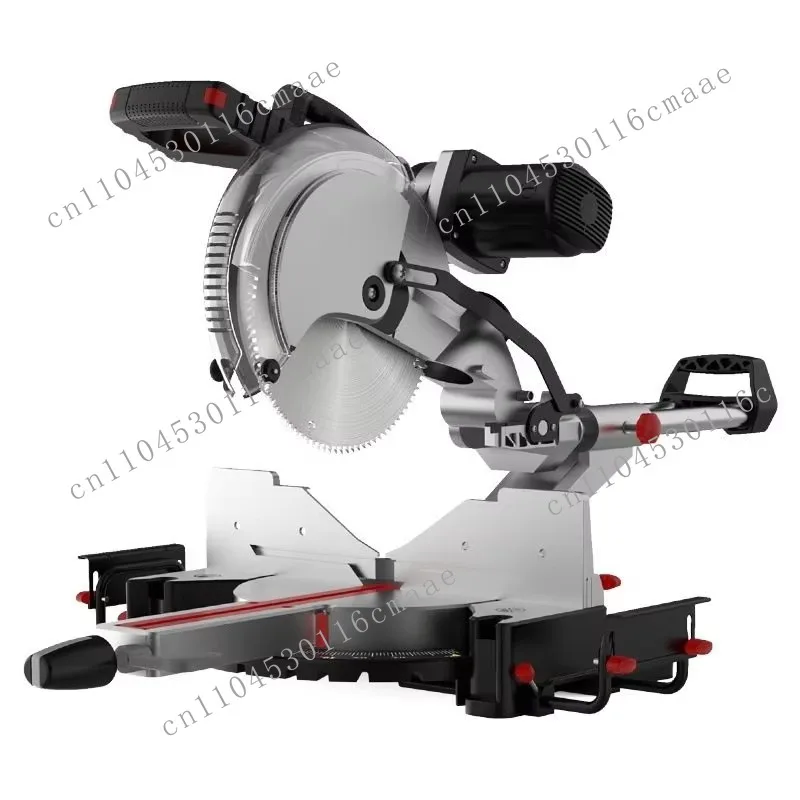 12 Inch 2000w 0-45 Degree Sliding Miter Saw Sliding Composite Tie Rod Miter Cutting Woodworking Aluminum Alloy Cutting Machine