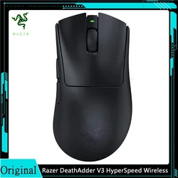 Originele Razer DeathAdder V3 HyperSpeed draadloze ergonomische Esports-muis - 55 g Ultralicht ontwerp Gladde textuur
