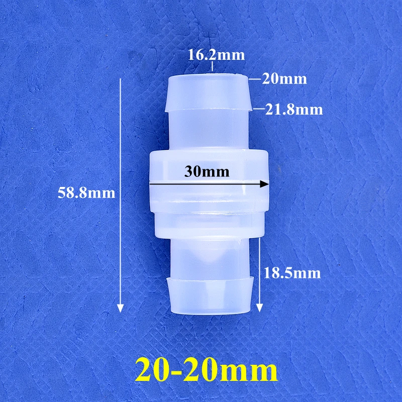 SgooHan 5~200 Stück 3~20mm Mini PP Druckloses Rückschlagventil für Tropfbewässerung, Schlauchverbinder, Aquarium-Rohr, Einwegventil 5