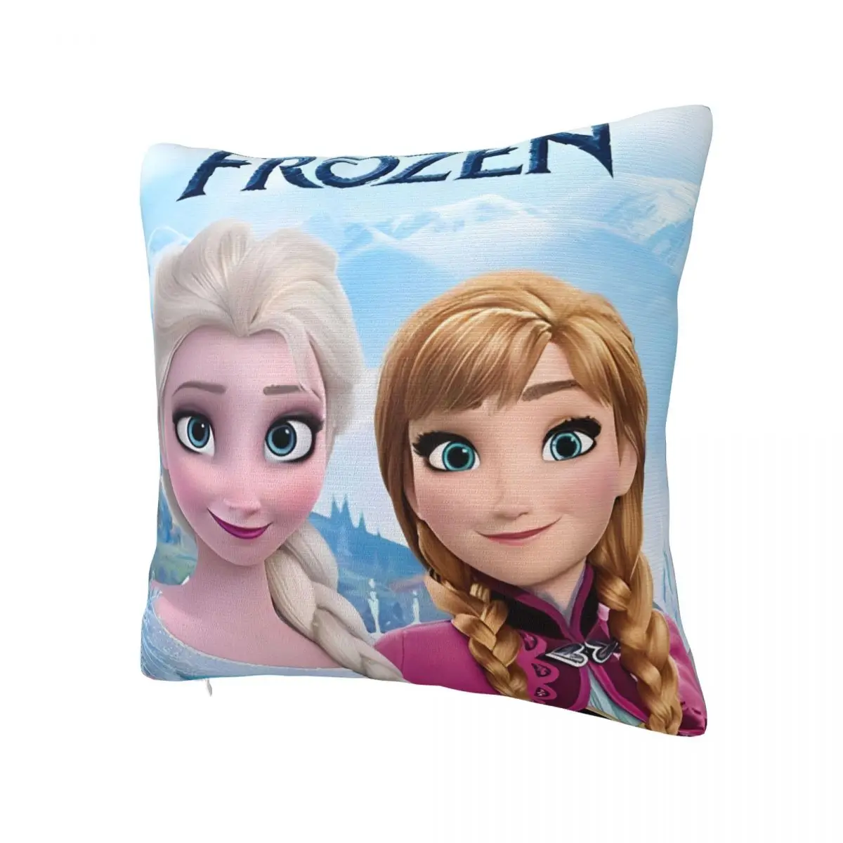 Frozen 2 Elsa Anna Valentine's Day Pillow Cover Polyester Pillow Case Cushion Cover Novelty Pillowcases For Sofa Car Home Decor