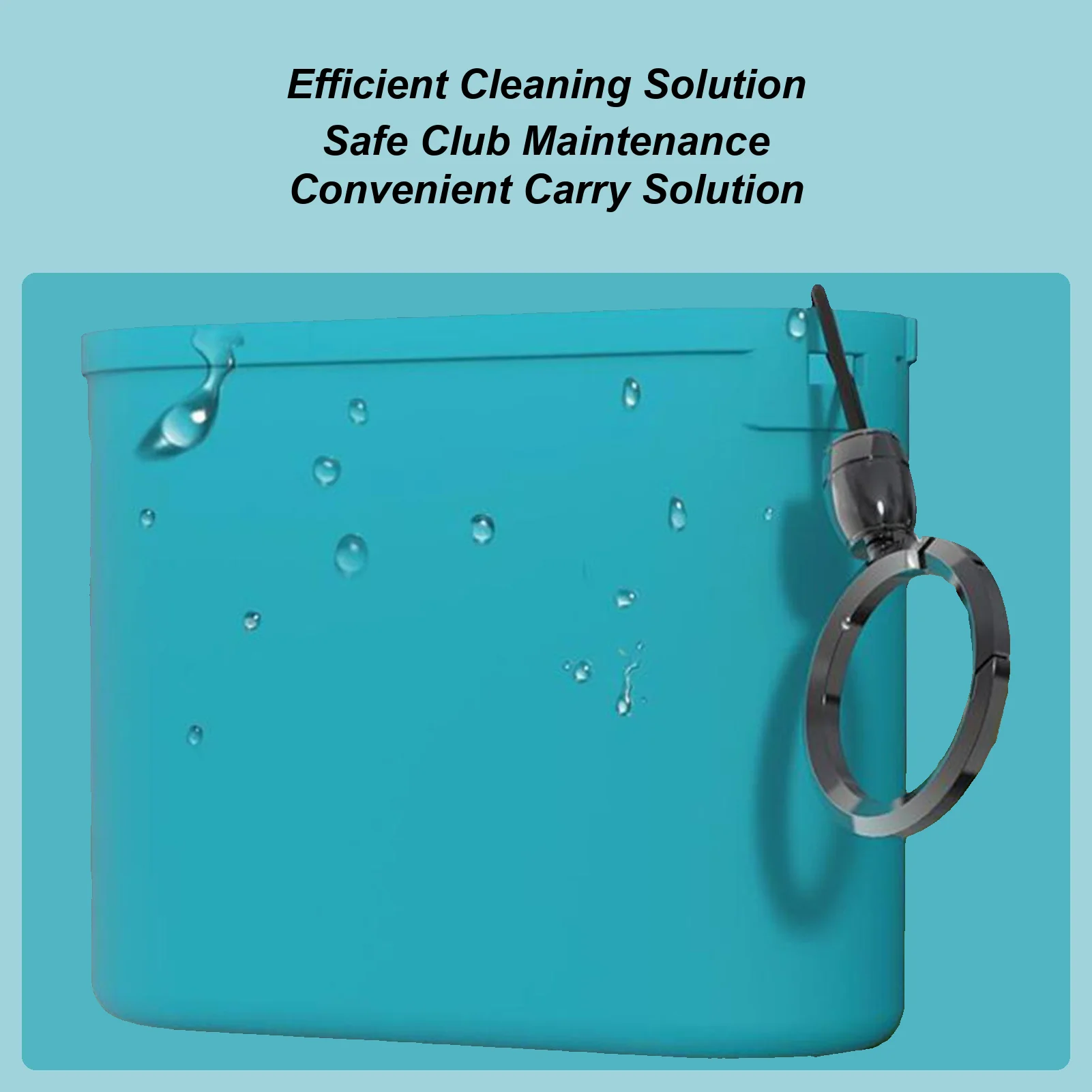 

Сумка для чистки гольф-клуба Сумка для чистки гольф-клуба и мяча с карабином Портативный инструмент для мытья канавок Компактный на улице