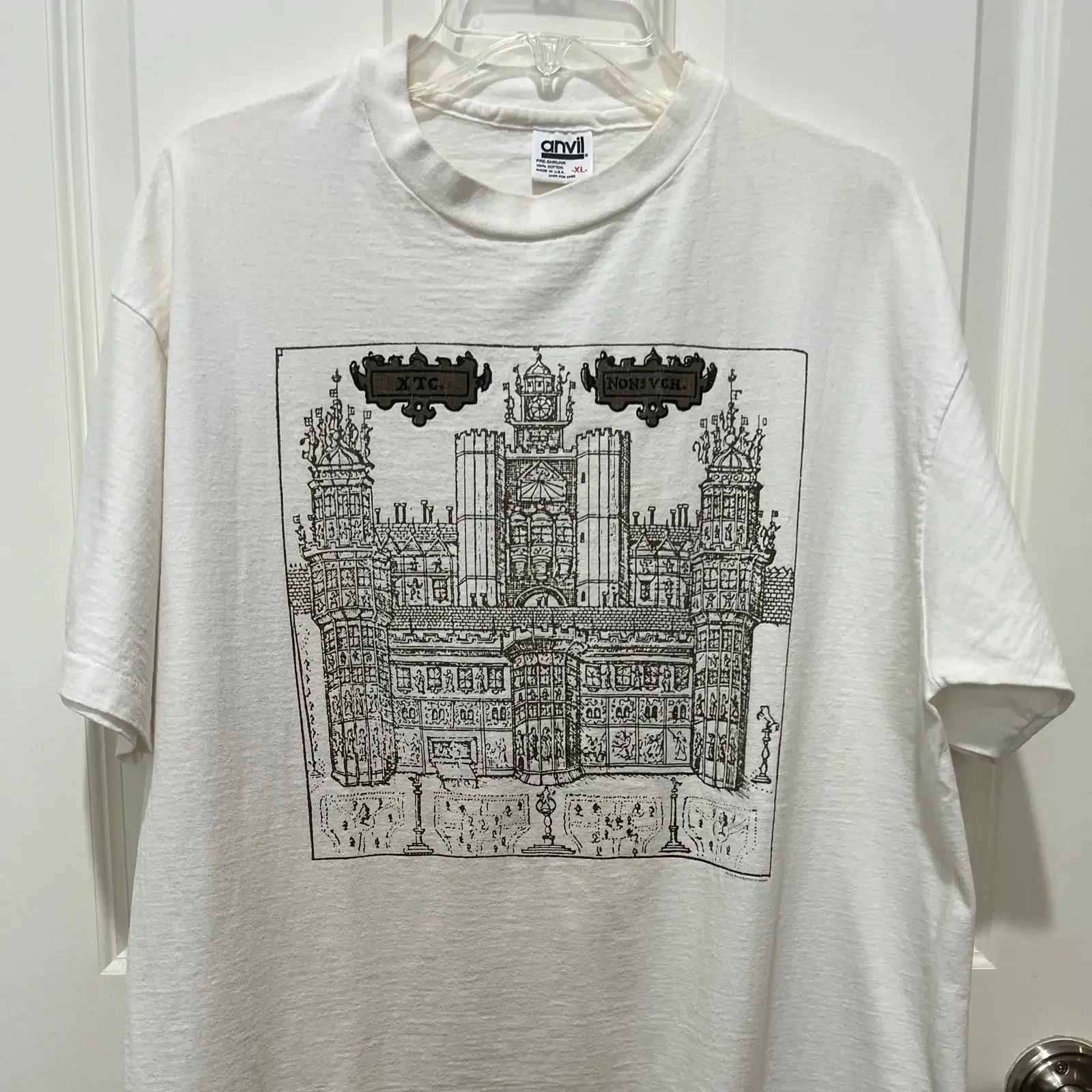Vintage XTC 1992 T Shirt Nonsuch New WAVEY RARE vintage Washed graphic Versatile designer clothes Comfortable Soft Slightly