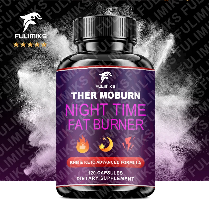 

NightTime Fat Burner Slimming Capsule for Weight Loss, Boost Metabolism, Suppress Appetite Diet，Healthy Weight Management