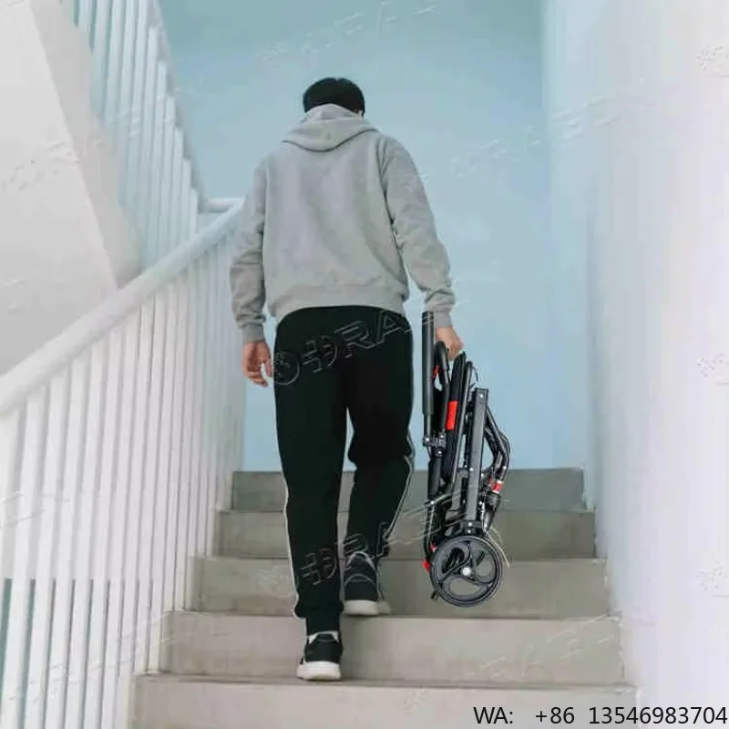 

Premium Lightweight Aircraft-Approved Folding Manual Wheelchair for Convenient Air Travel
