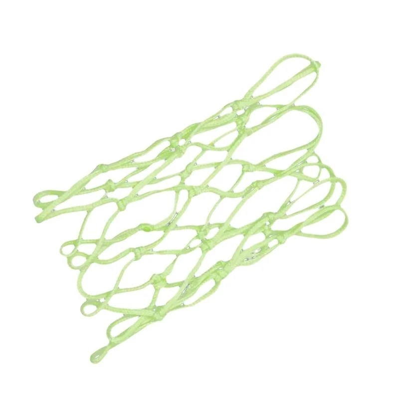 Q39E Luminous Basketball Net Standard Size Nylon Braided Glowing Basketball Net Basketball Accessories for Indoor and Outdoor