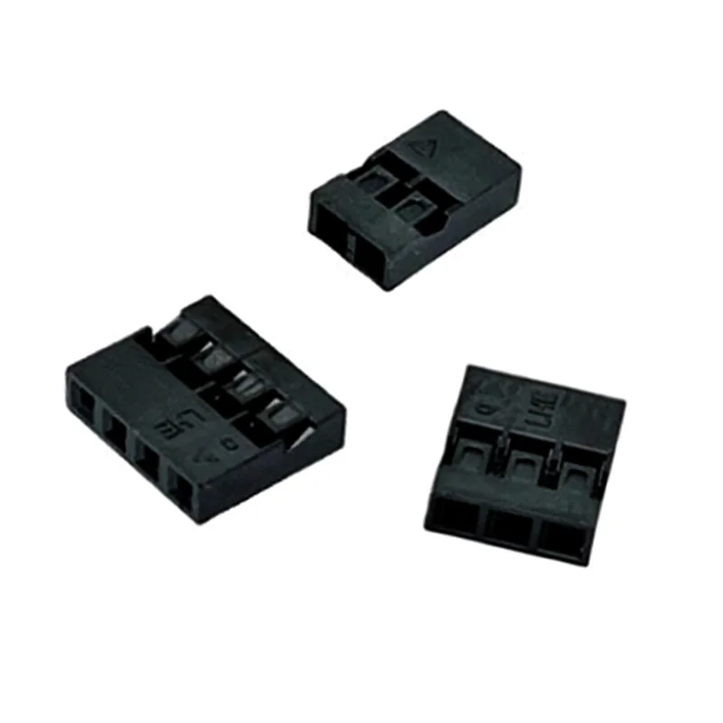 20PCS Single Row/Double Row DuPont Cable Head 2.0MM Pitch DuPont Rubber Shell Connector Plug 2/3/4P 2*2/3P