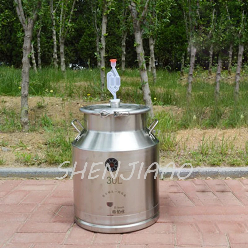 

30L Fermentation Liquor Barrel Home Brewing Fermentation Barrel Wine Fermentor Brew Wine Making Tools 1pc